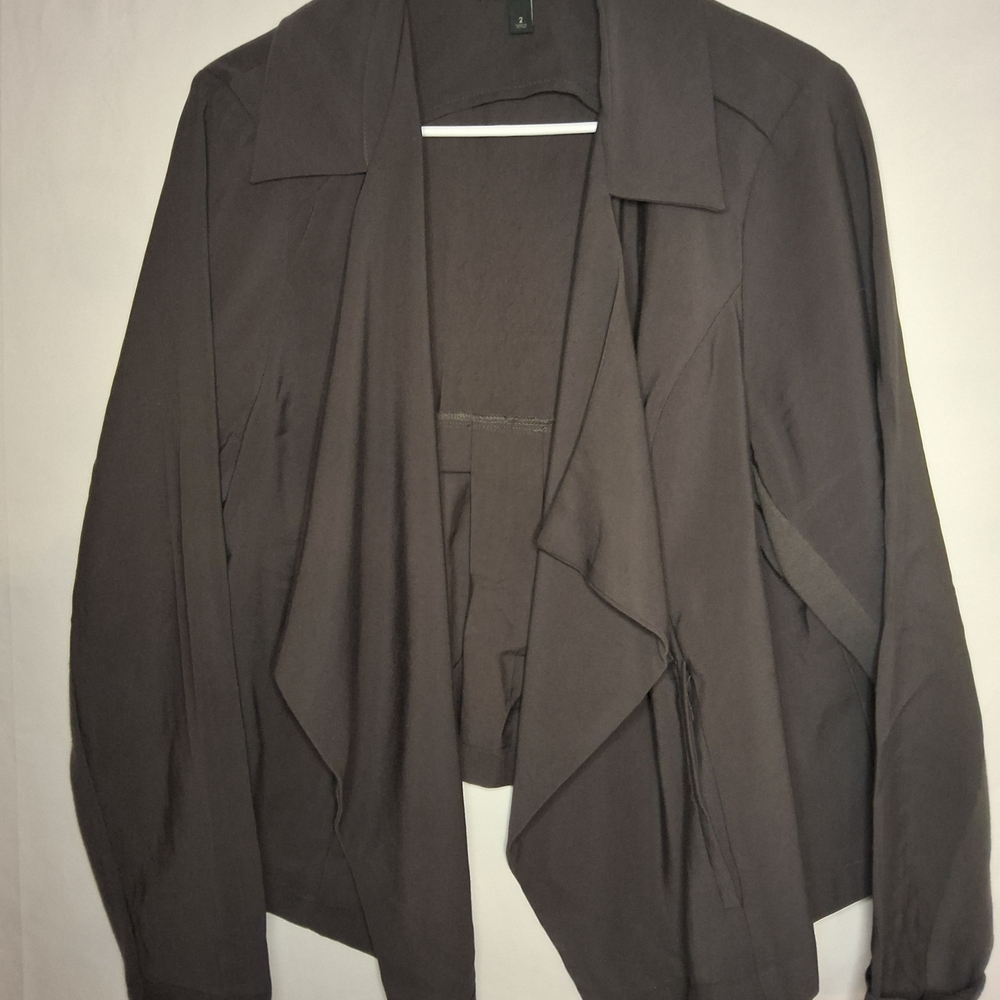Torrid Dark Gray Open‎ Front Blazer